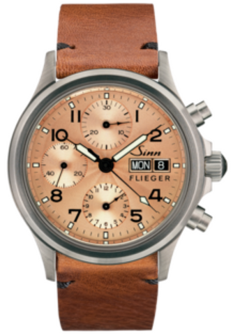 Sinn Watch 356 Sa Pilot II Vintage Cowhide Brown 356.072 Vintage Cowhide Brown