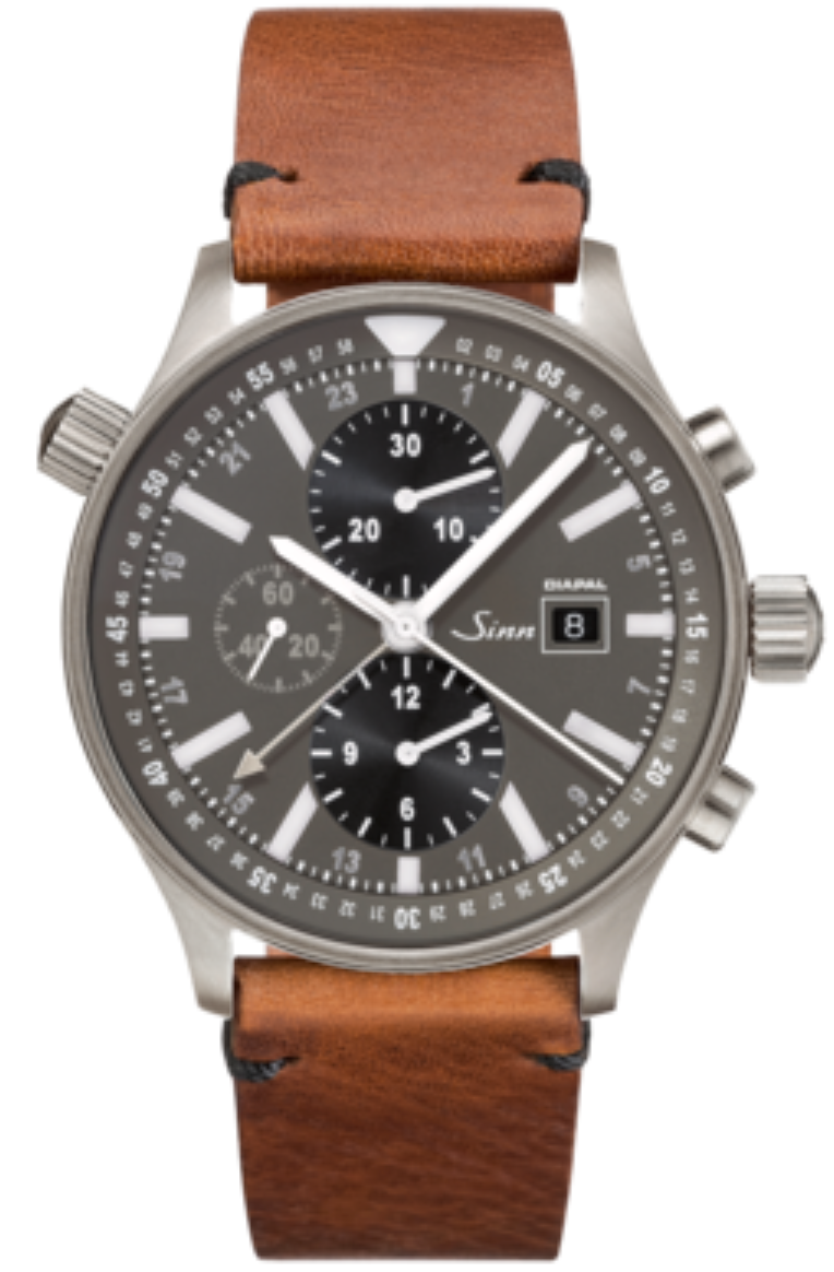 Sinn 900 Diapal Vintage Cowhide Brown Watch