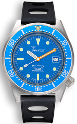 Squale Watch 1521 Blue Blasted 1521BLUEBL.NT