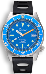 Squale Watch 1521 Blue Blasted 1521BLUEBL.NT