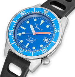 Squale Watch 1521 Blue Blasted Rubber
