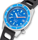 Squale Watch 1521 Blue Blasted Rubber