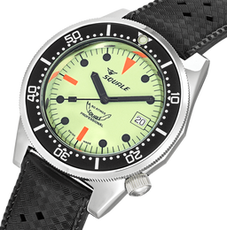 Squale 1521 Full Luminous Rubber Watch