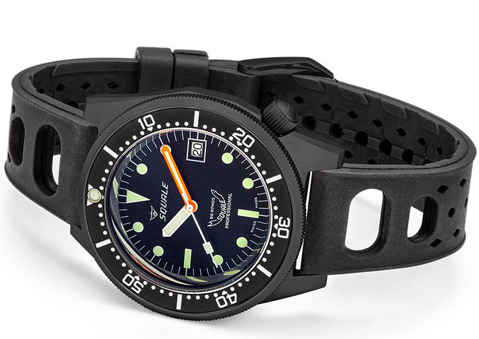 Squale Watch 1521 PVD Rubber