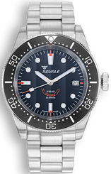 Squale Watch 1545 Black Bracelet 1545BKBKC.AC
