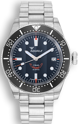 Squale Watch 1545 Black Bracelet 1545BKBKC.AC