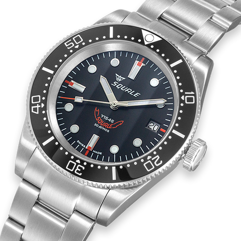 Squale Watch 1545 Black Bracelet