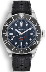 Squale Watch 1545 Black Rubber 1545BKBKC.HT