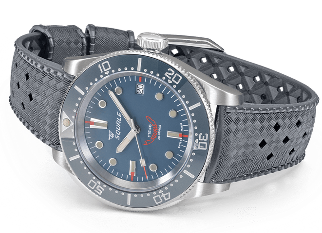Squale Watch 1545 Grey Rubber