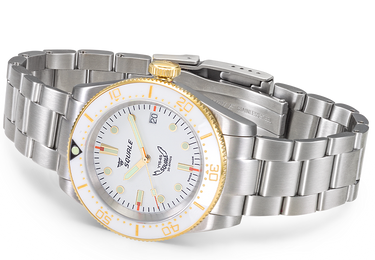 Squale 1545 White Bracelet Watch