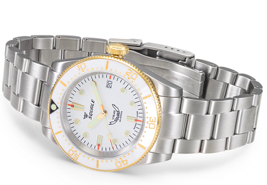 Squale Watch 1545 White Bracelet