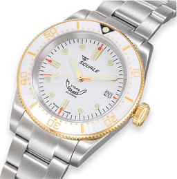 Squale 1545 White Bracelet Watch