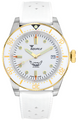 Squale Watch 1545 White Rubber 1545WTWT.HTW