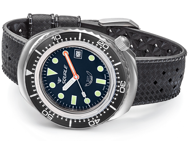 Squale Watch 2002 Black Round Dots