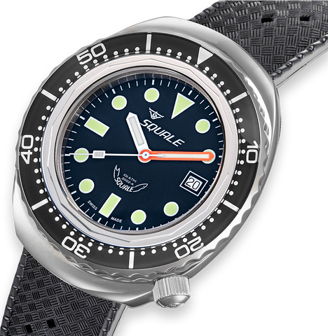 Squale Watch 2002 Black Round Dots