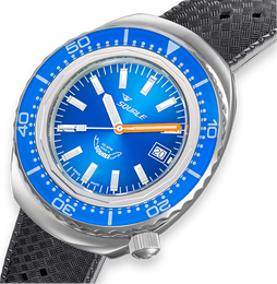 Squale Watch 2002 Blue Rubber