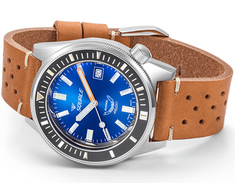 Squale Watch Matic Dark Blue Leather