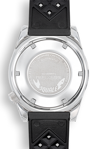 Squale Matic Grey Rubber Watch