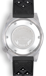 Squale Matic Satin Orange Rubber Watch