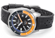 Squale Matic Satin Orange Rubber Watch