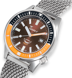 Squale Matic Chocolate Mesh Watch