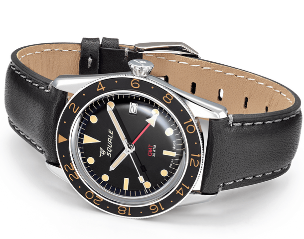 Squale Watch Sub-39 GMT Vintage Leather D