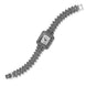 Sterling Silver Marcasite Oblong Bracelet Watch HW65_3