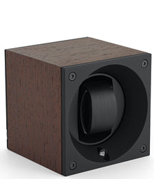 Swiss KubiK Watch Winder Single Wood Natural Wenge Mat SK01.BWE001