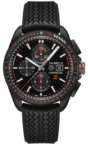 TAG Heuer Watch Carrera Calibre 16 Senna Special Edition CBB2080.FT6042