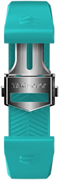 TAG Heuer Strap Connected 42mm Rubber Light Blue Folding Buckle BT6273