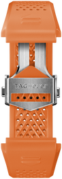 TAG Heuer Strap Connected 45mm Rubber Orange Folding Buckle BT6265
