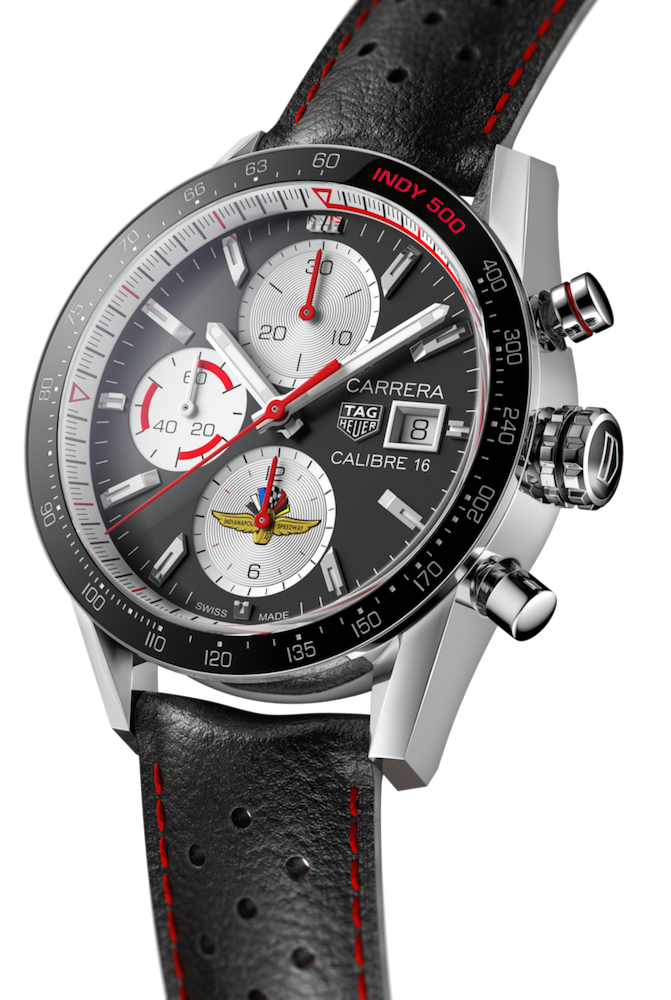 TAG Heuer Watch Carrera Calibre 16 Chronograph Indy 500 Limited