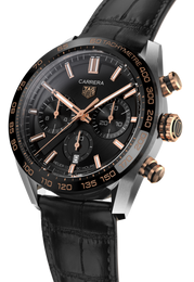TAG Heuer Watch Carrera Heuer 02 Chronograph Rose Gold D