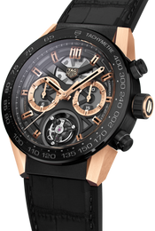 TAG Heuer Watch Carrera Tourbillon Chronograph Rose Gold