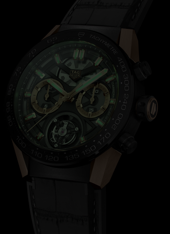 TAG Heuer Watch Carrera Tourbillon Chronograph Rose Gold