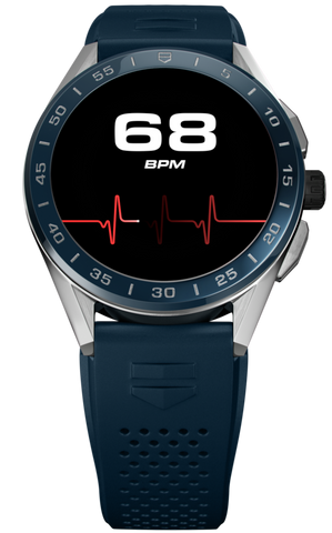 TAG Heuer Watch Connected 45 Steel Blue Rubber