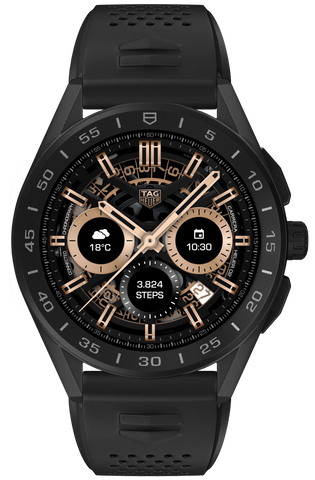 TAG Heuer Watch Connected 45 Titanium Black Rubber SBG8A80.BT6221