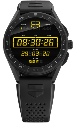 TAG Heuer Watch Connected 45 Titanium Black Rubber