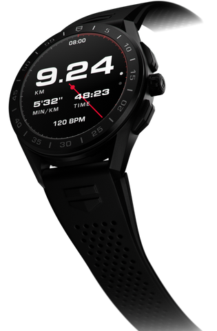 TAG Heuer Watch Connected 45 Titanium Black Rubber