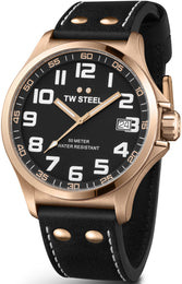 TW Steel Watch Pilot Rose Gold PVD 45mm TW416