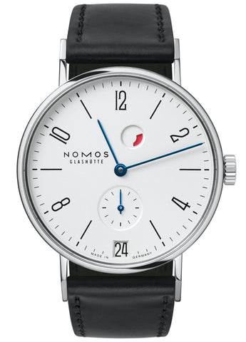 Nomos Glashutte Watch Tangente Datum Gangreserve Sapphire Crystal 131