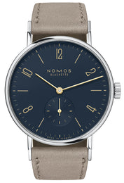 Nomos Glashutte Watch Tangente Midnight Blue Sapphire Glass Back 133