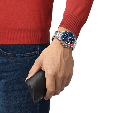 Tissot Watch Seastar 1000 Chronograph Quartz Blue T1204171104103