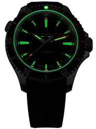 Traser H3 P67 Diver Automatic Black Rubber Watch
