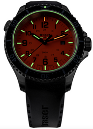 Traser H3 P67 Diver Orange Rubber Watch