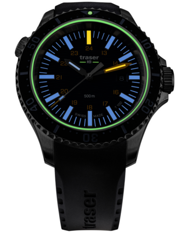 Traser H3 P67 Diver T100 Blue Rubber Watch