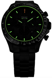 Traser H3 P67 Officer Pro Chrono Black PVD Bracelet Watch