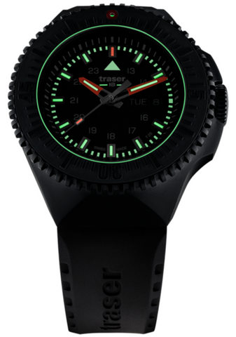 Traser H3 P69 Black Stealth Black Rubber Watch