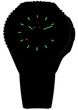 Traser H3 P69 Black Stealth Green Rubber Watch