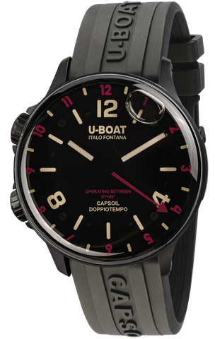 U-Boat Watch Capsoil Doppiotempo 45 DLC Red Indices 8841